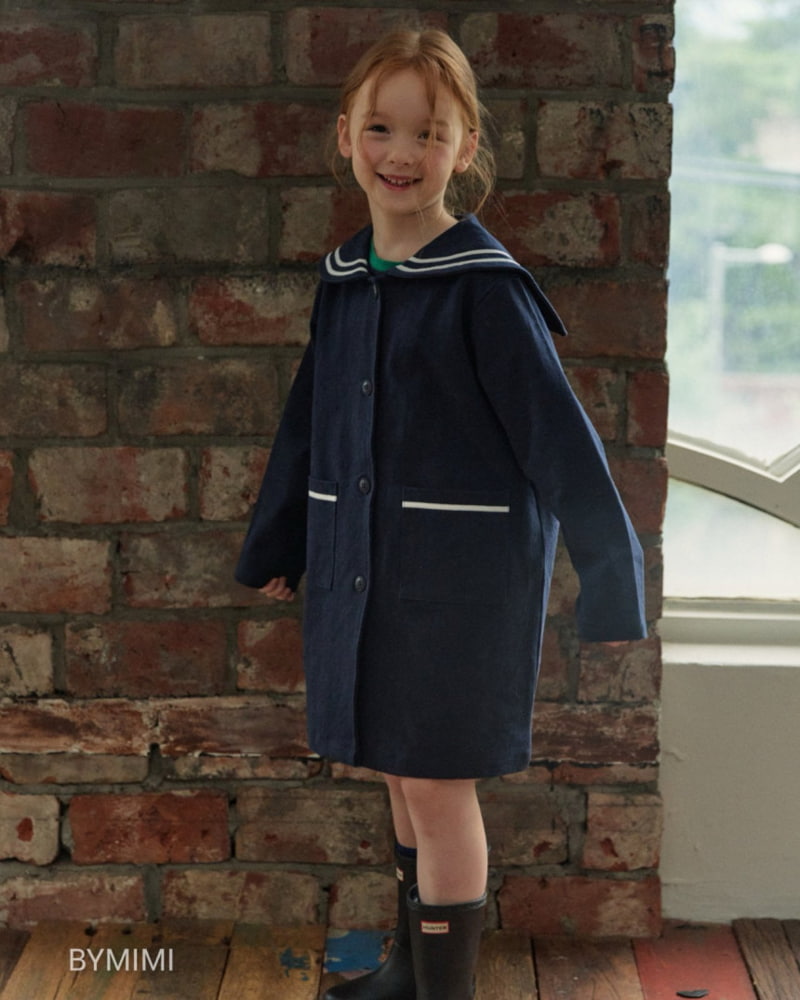 Bymimi - Korean Children Fashion - #stylishchildhood - Marine Classic Coat - 11