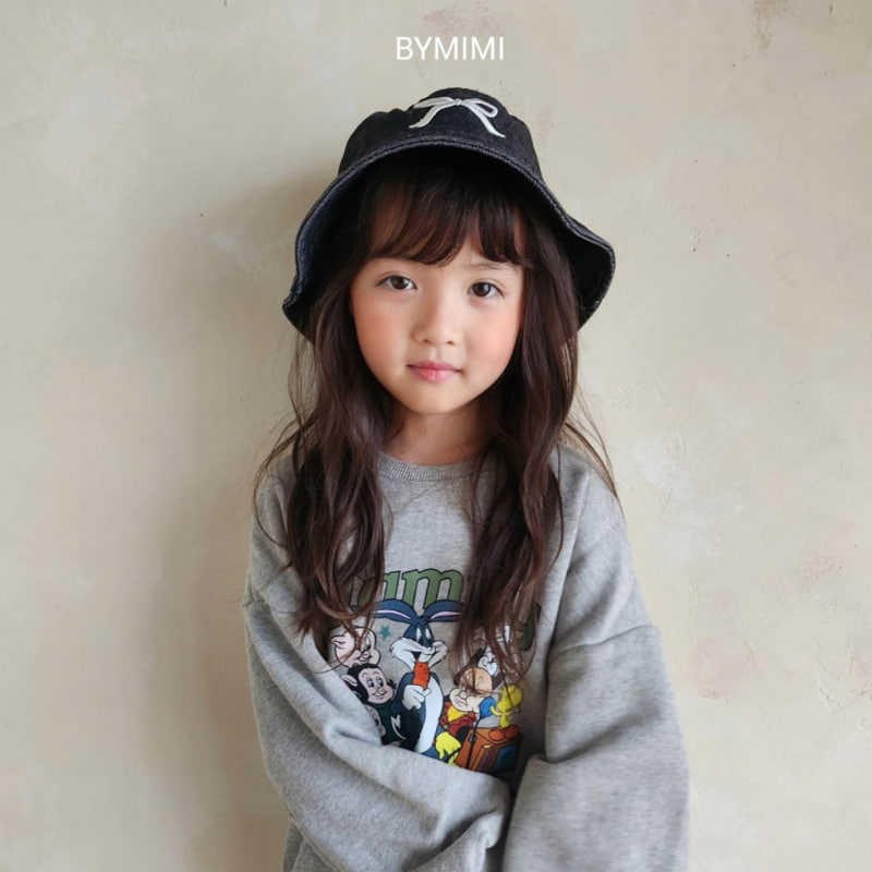 Bymimi - Korean Children Fashion - #stylishchildhood - Denim Bucket Hat - 8