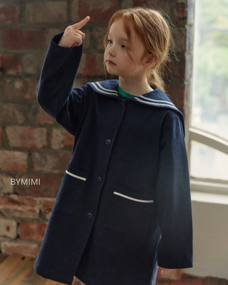 Bymimi - Korean Children Fashion - #toddlerclothing - Marine Classic Coat - 10