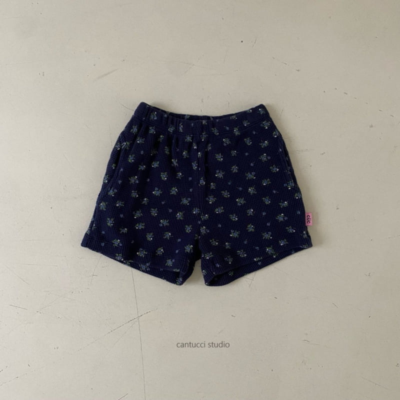 Cantucci Studio - Korean Children Fashion - #fashionkids - Waffle Flower Shorts - 2