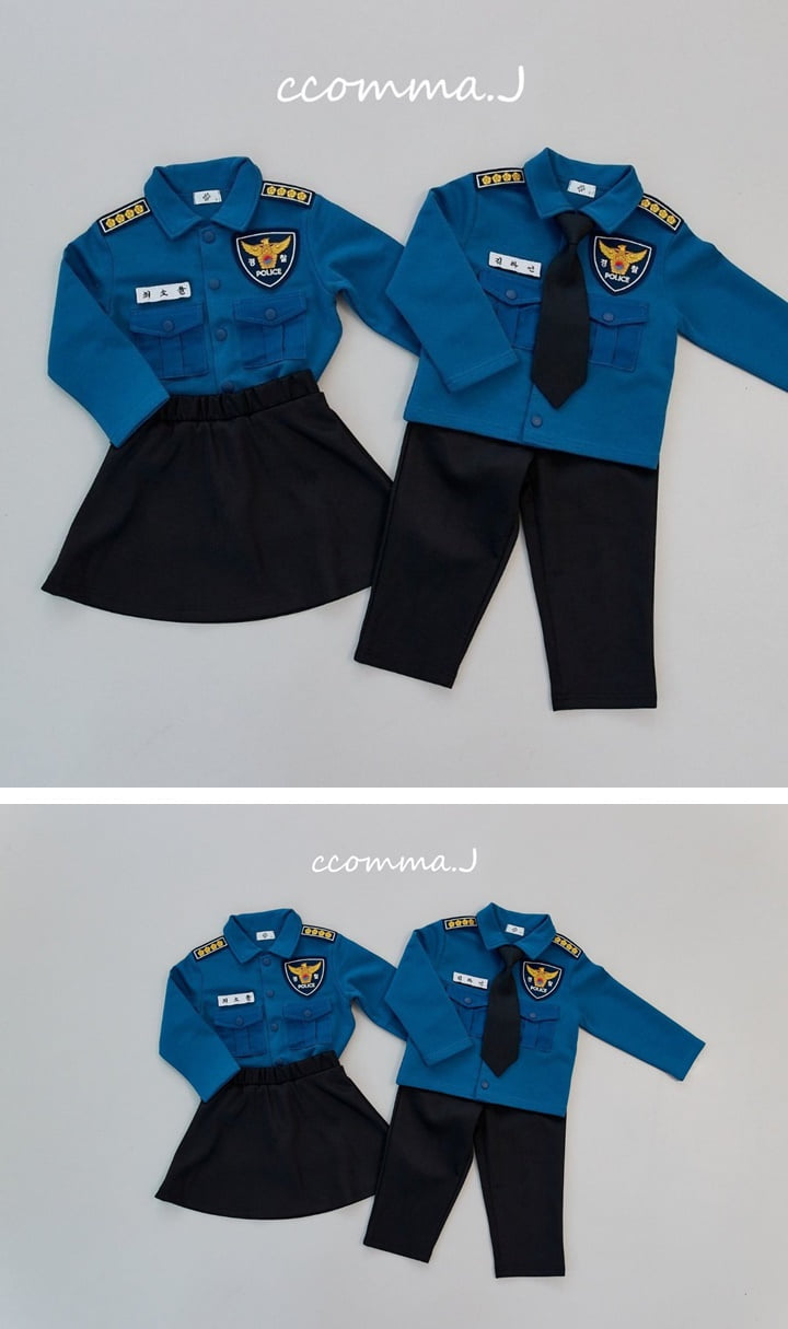 Ccommaj - Korean Children Fashion - #kidsstore - Custom Police Boys