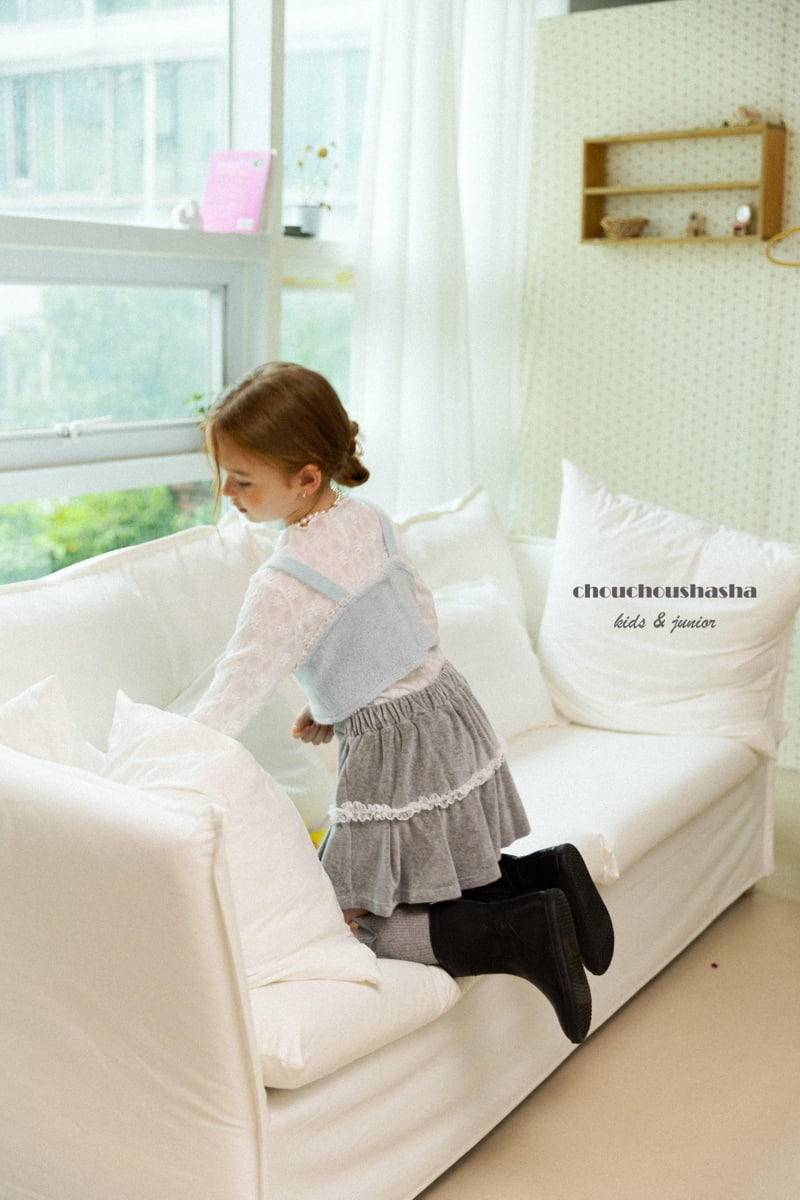 Chouchou Shasha - Korean Children Fashion - #kidzfashiontrend - Lace Tee - 4