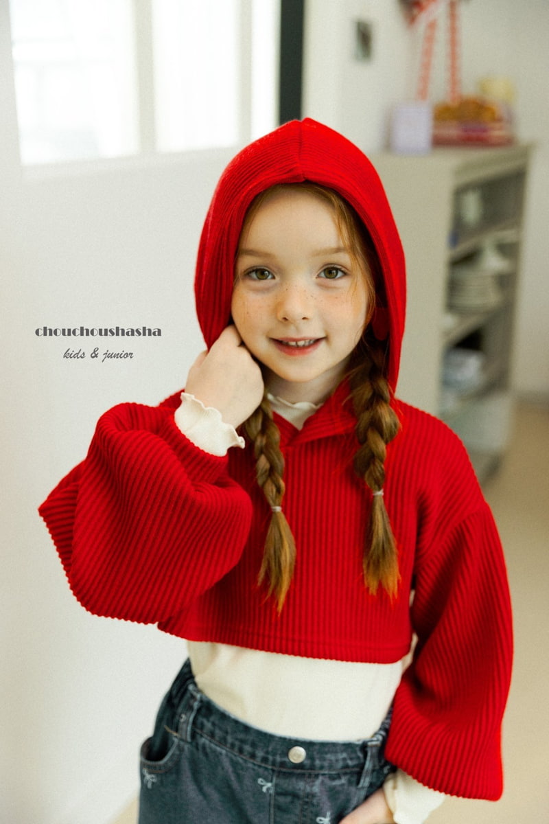 Chouchou Shasha - Korean Children Fashion - #fashionkids - Risa Hoodie Top - 6