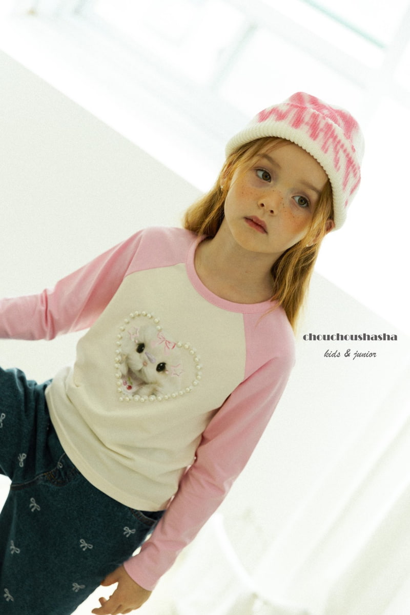 Chouchou Shasha - Korean Children Fashion - #kidsshorts - Joy Pearl Tee - 3