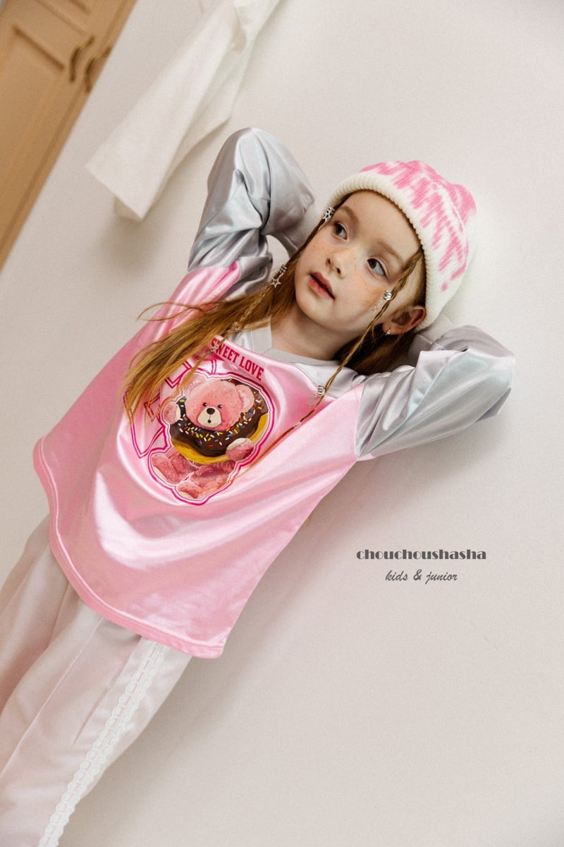 Chouchou Shasha - Korean Children Fashion - #kidzfashiontrend - Dought Bear Tee