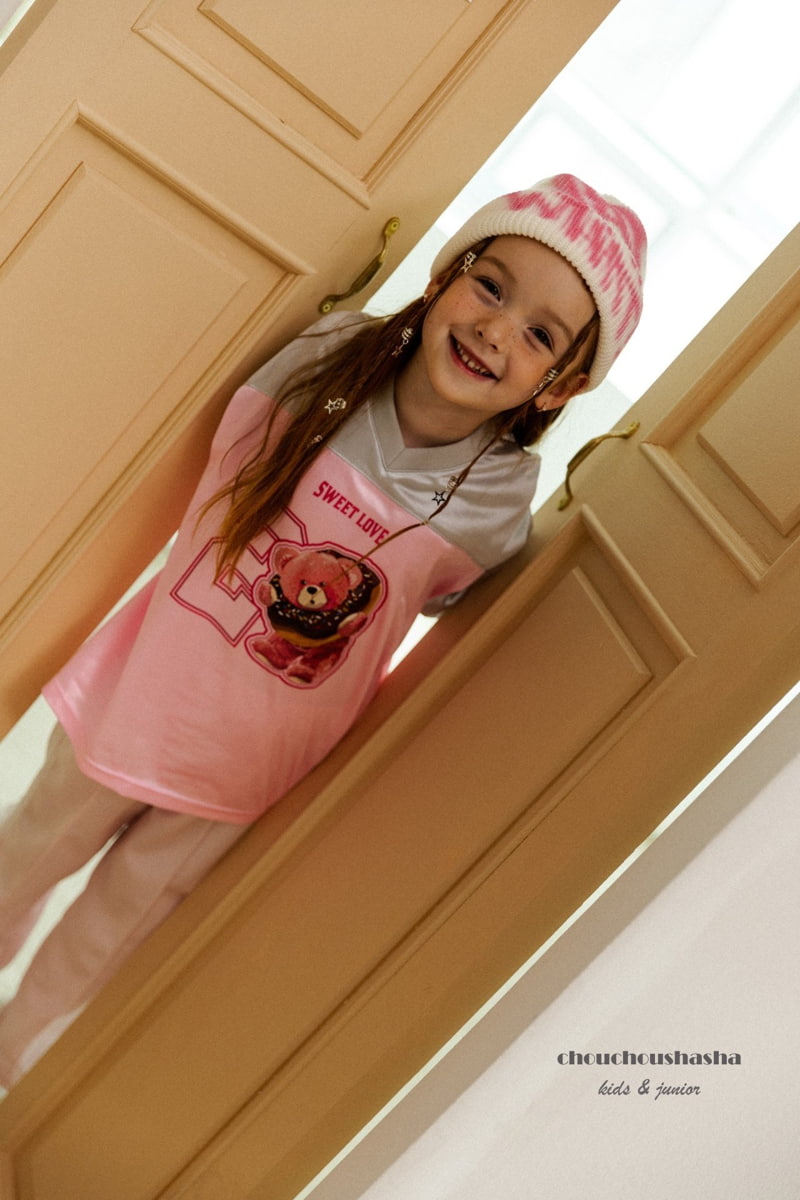 Chouchou Shasha - Korean Children Fashion - #littlefashionista - Dought Bear Tee - 3