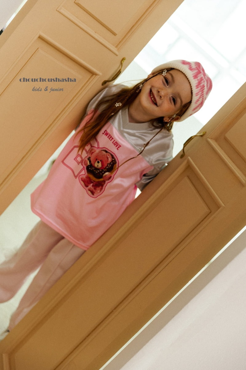 Chouchou Shasha - Korean Children Fashion - #littlefashionista - Dought Bear Tee - 4