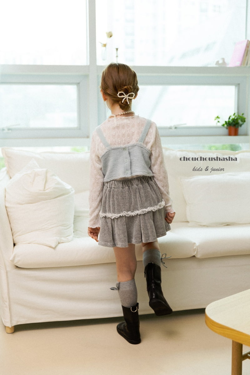 Chouchou Shasha - Korean Children Fashion - #magicofchildhood - Lace Tee - 6