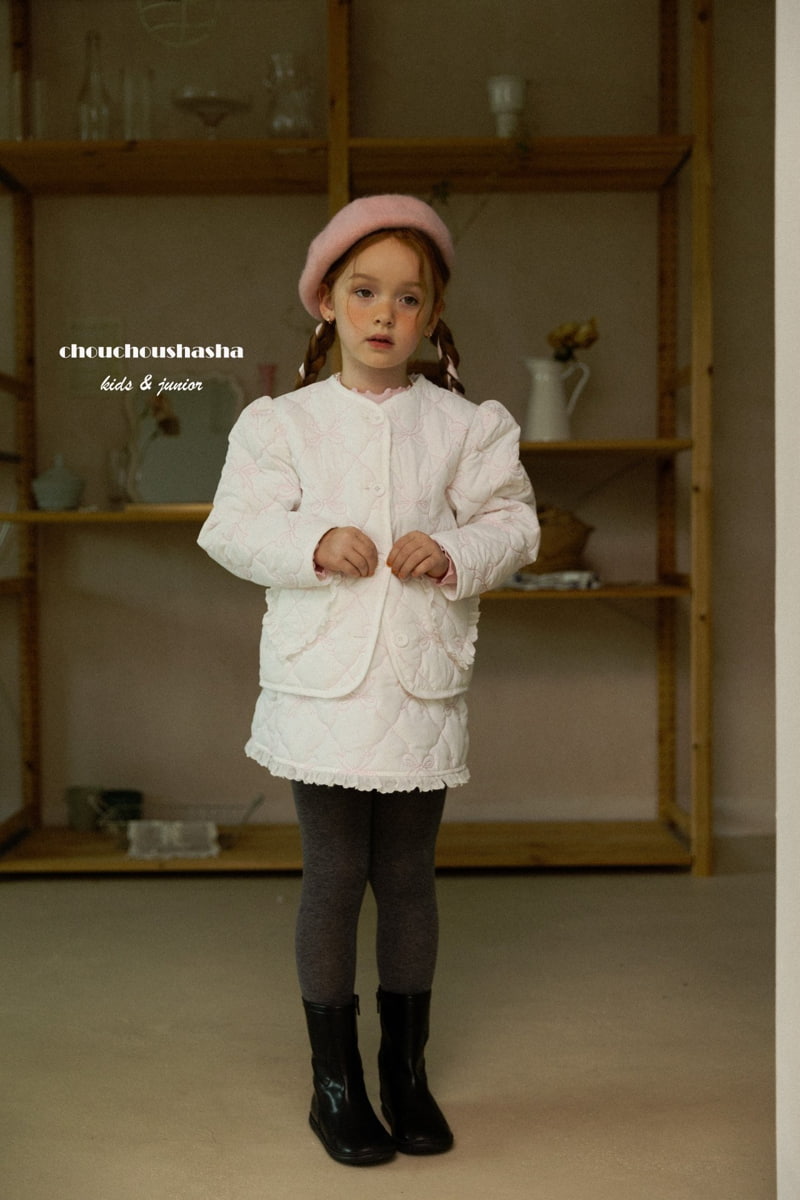 Chouchou Shasha - Korean Children Fashion - #minifashionista - Reese Quilting Jacket - 3