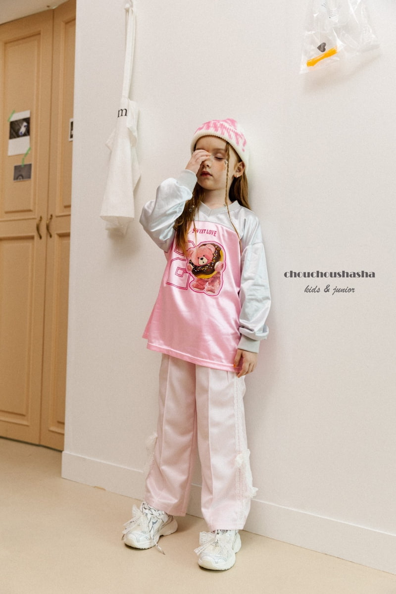 Chouchou Shasha - Korean Children Fashion - #prettylittlegirls - Dought Bear Tee - 6