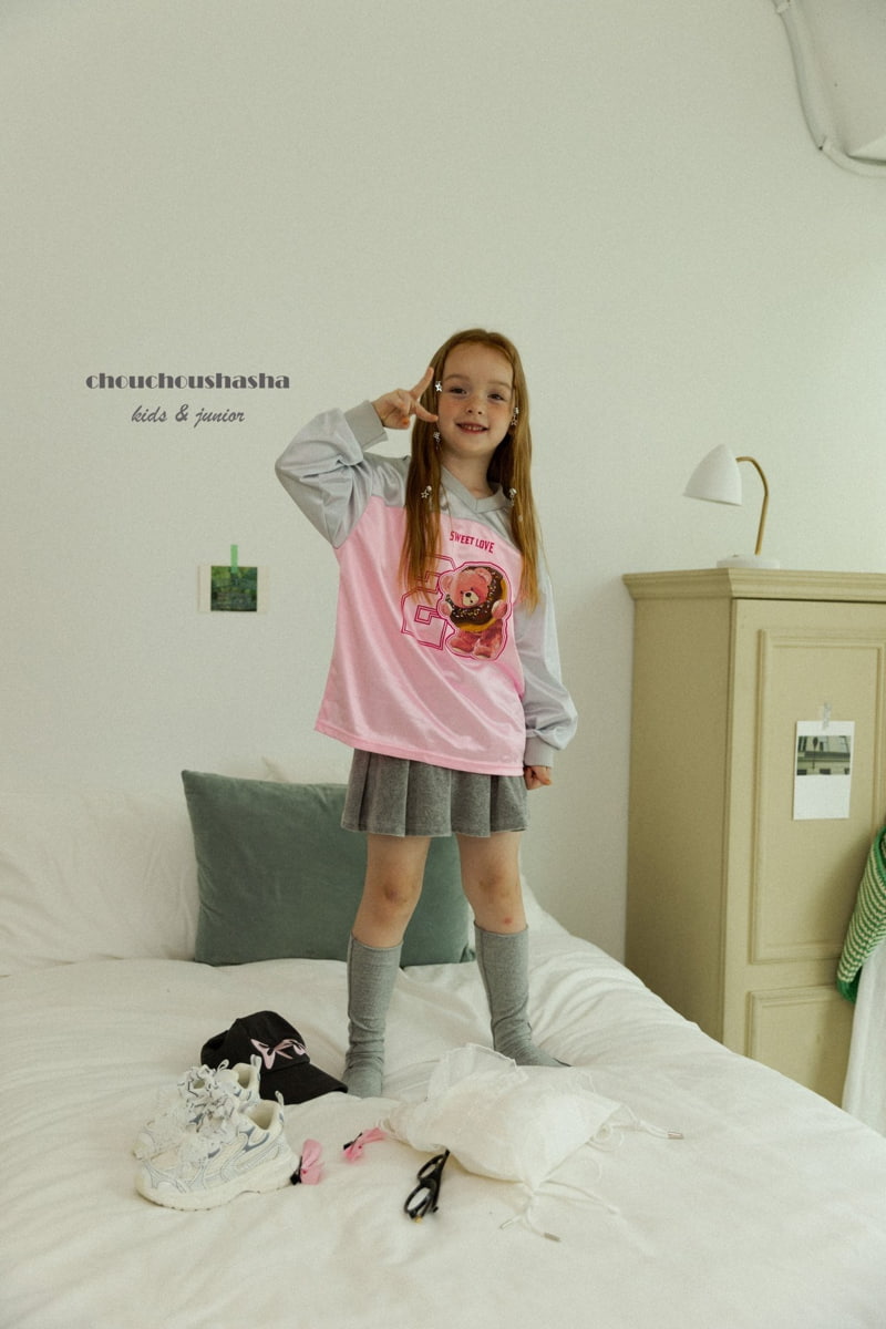 Chouchou Shasha - Korean Children Fashion - #stylishchildhood - Dought Bear Tee - 9