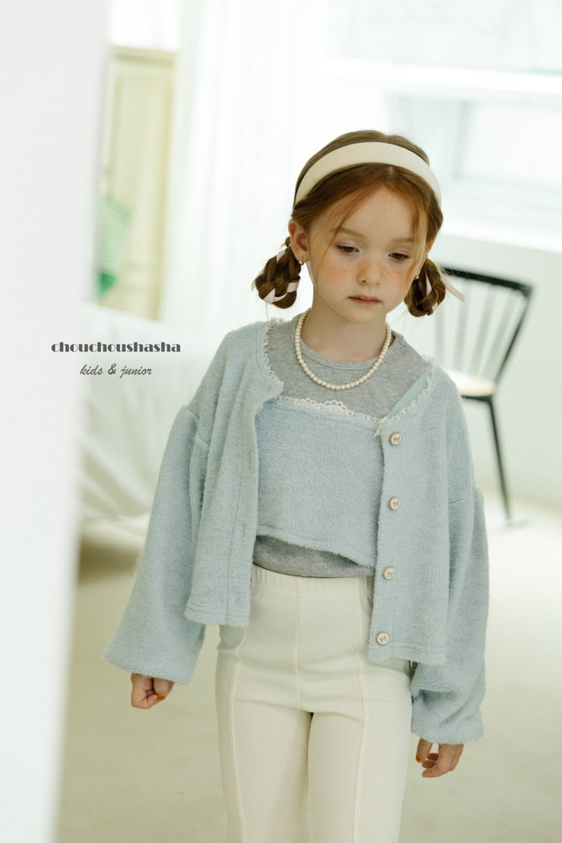 Chouchou Shasha - Korean Children Fashion - #stylishchildhood - Love Rib Tee - 8