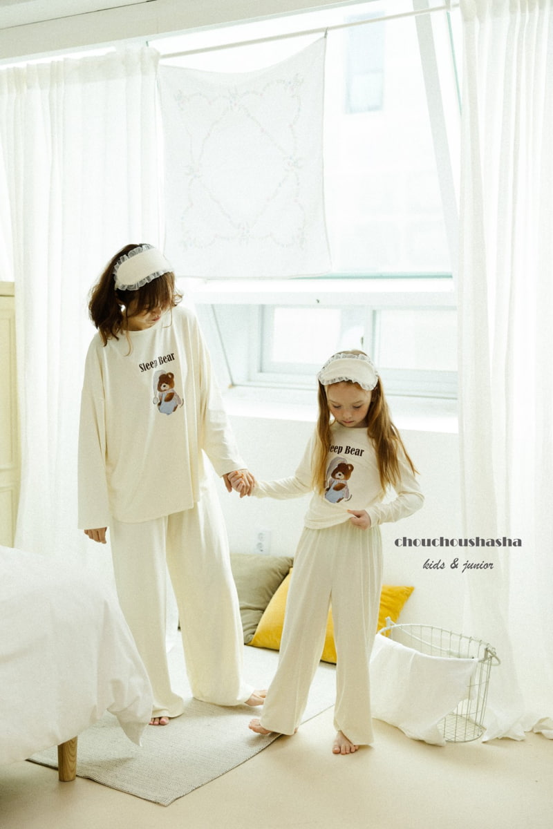 Chouchou Shasha - Korean Women Fashion - #momslook - Adult Sleep Bear Easywear