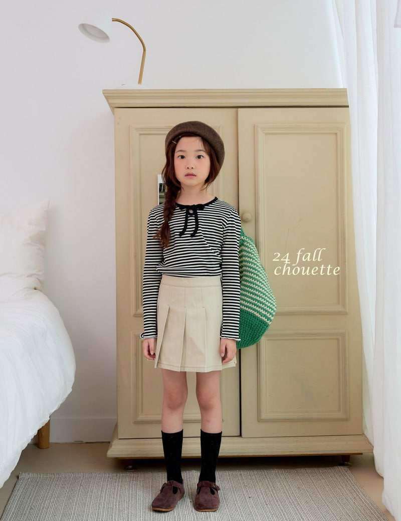 Chouette - Korean Children Fashion - #childofig - Stitch Pleats Currot - 5