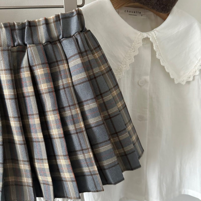 Chouette - Korean Children Fashion - #childofig - Chester Pleats Skirt - 5