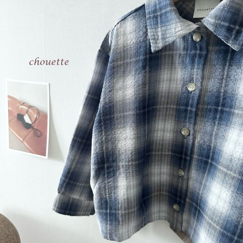 Chouette - Korean Children Fashion - #childofig - Brownie Check Shirt - 2