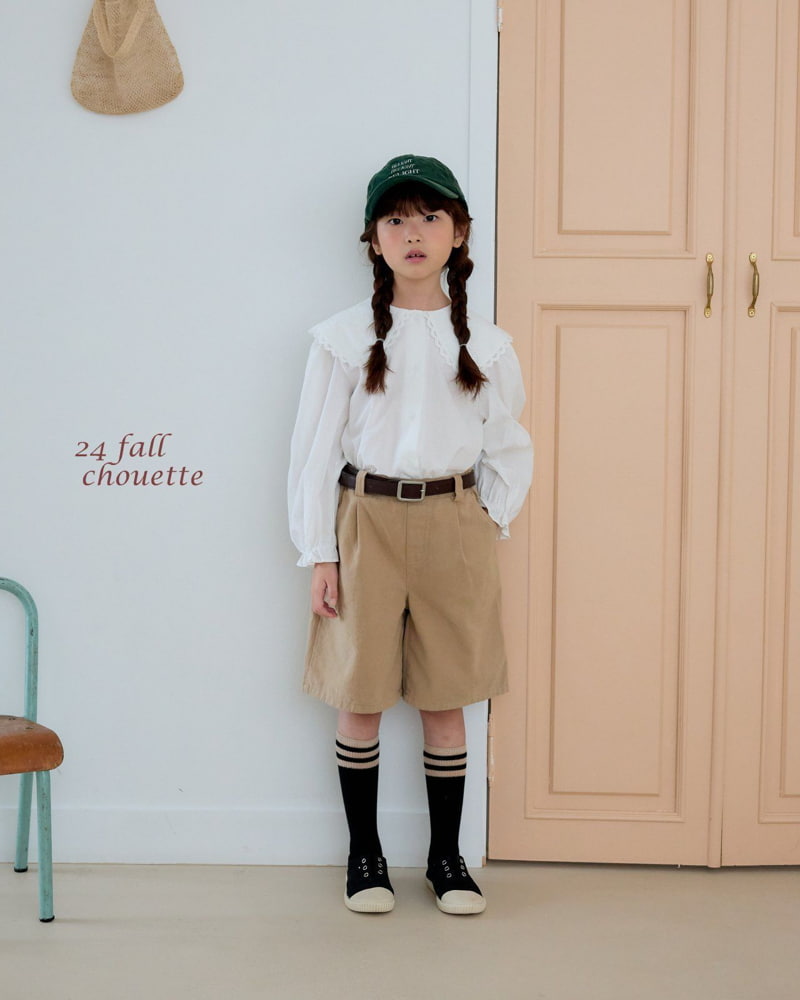 Chouette - Korean Children Fashion - #designkidswear - Mink Form Collar Blouse - 8