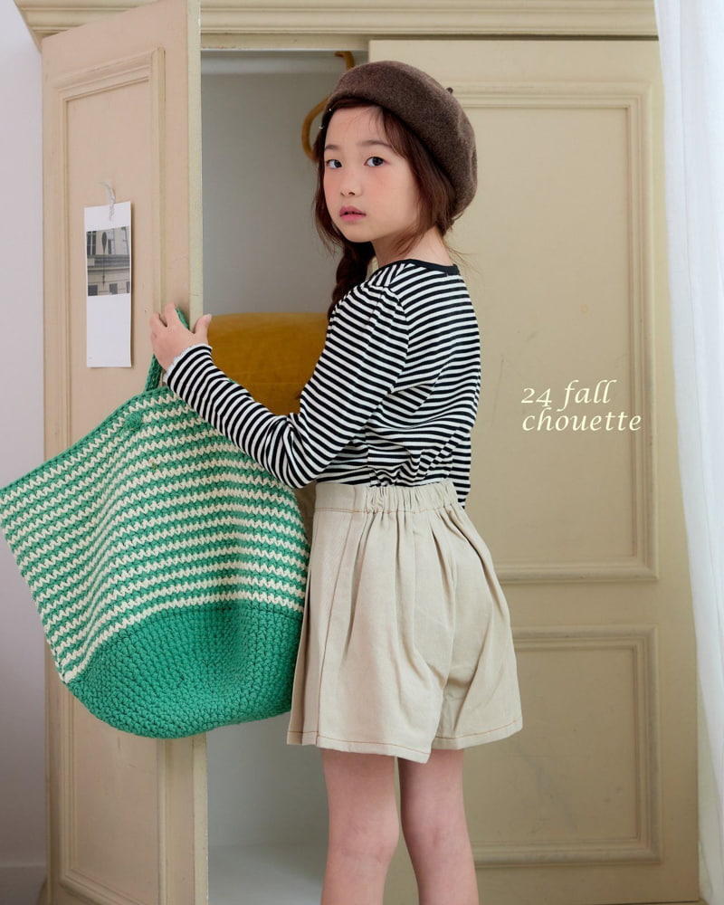 Chouette - Korean Children Fashion - #designkidswear - Stitch Pleats Currot - 7