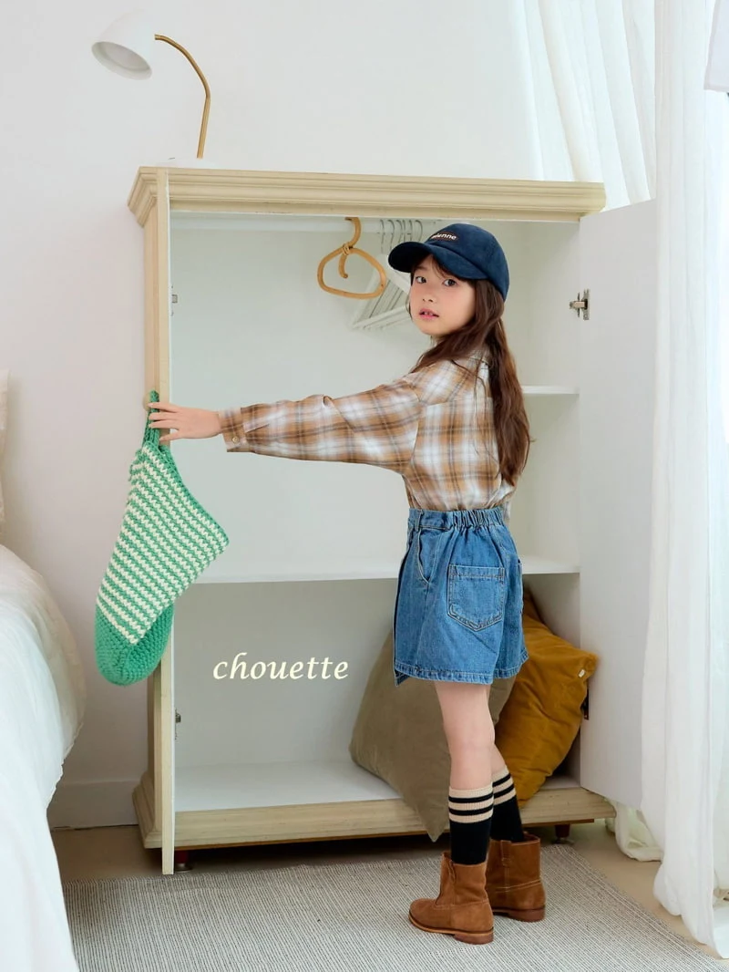 Chouette - Korean Children Fashion - #designkidswear - Brownie Check Shirt - 5