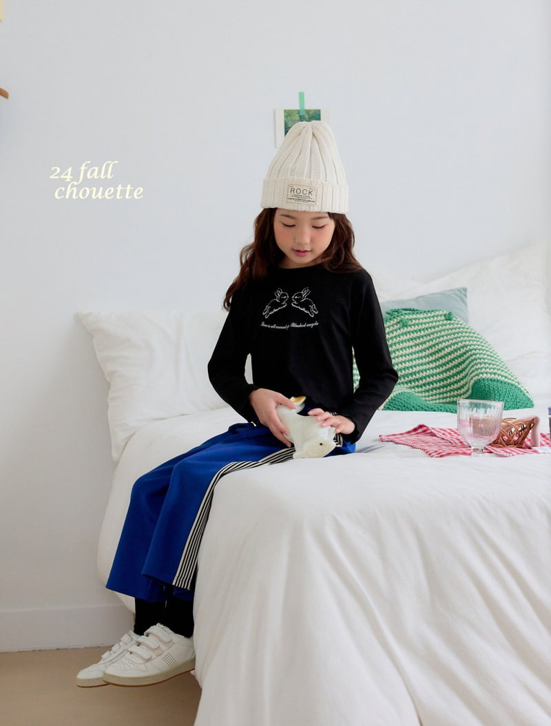 Chouette - Korean Children Fashion - #fashionkids - Angel Rabbit Span Tee - 11