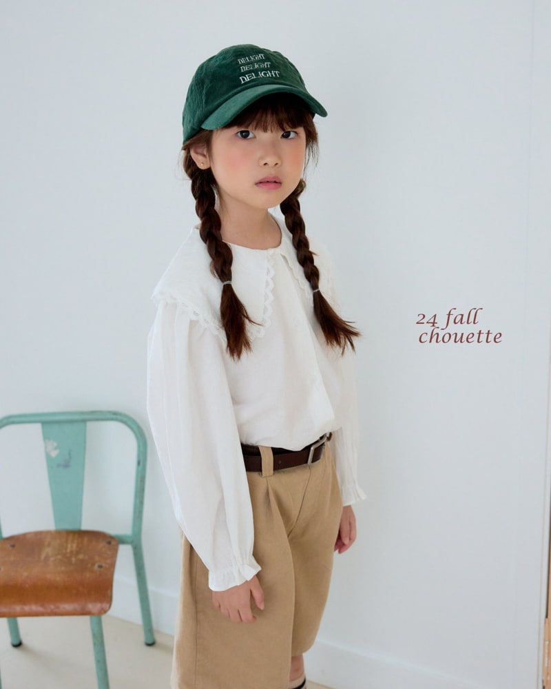 Chouette - Korean Children Fashion - #kidsstore - Mink Form Collar Blouse - 12