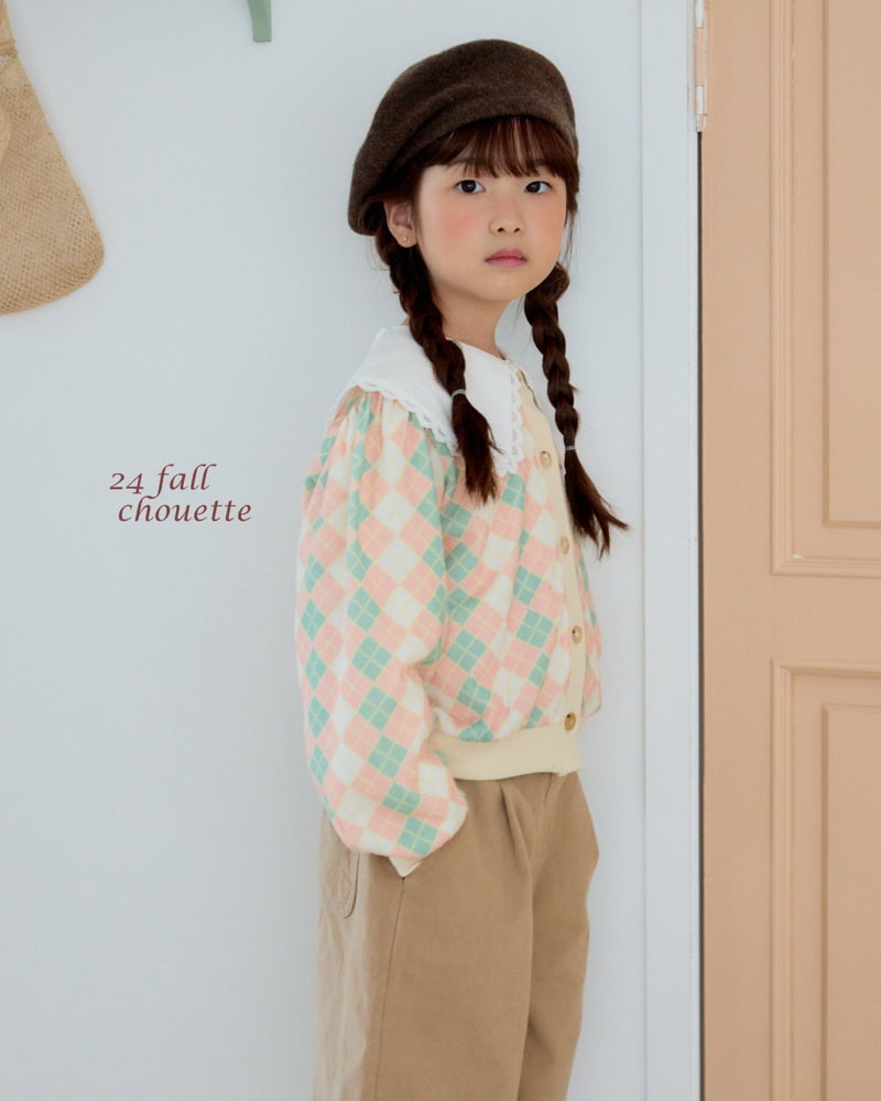 Chouette - Korean Children Fashion - #kidsstore - Jacquard Knit Cardigan - 10