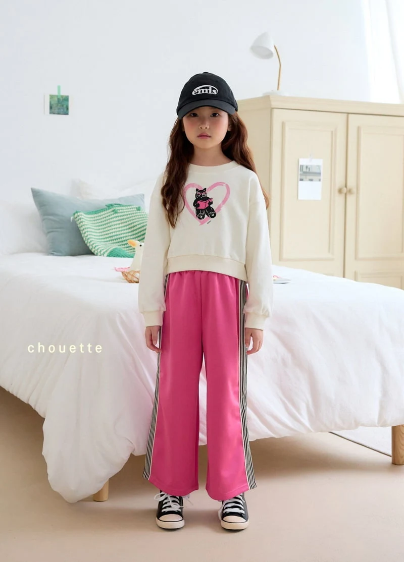 Chouette - Korean Children Fashion - #littlefashionista - Heart Nero Sweatshirts - 10