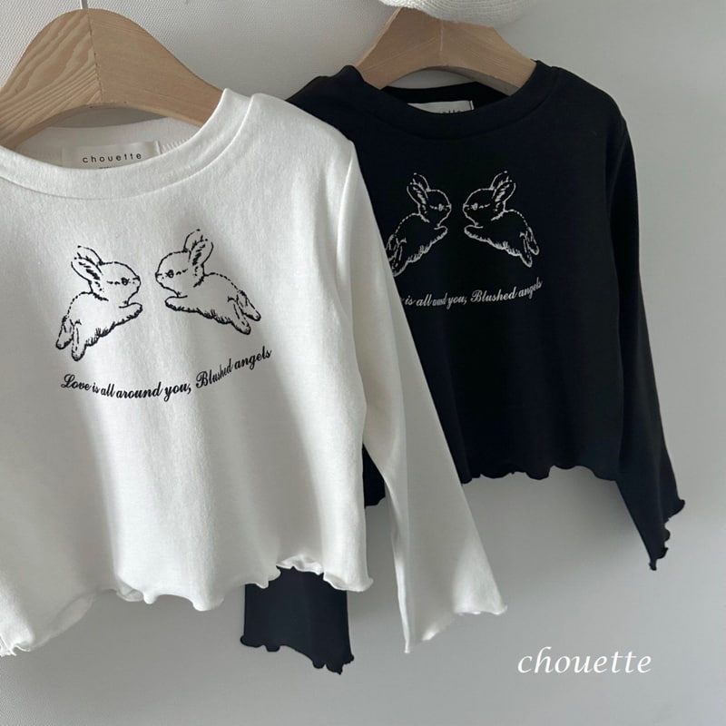 Chouette - Korean Children Fashion - #magicofchildhood - Angel Rabbit Span Tee - 3