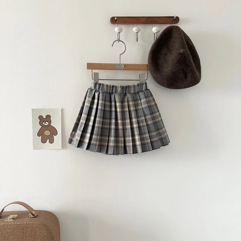 Chouette - Korean Children Fashion - #magicofchildhood - Chester Pleats Skirt