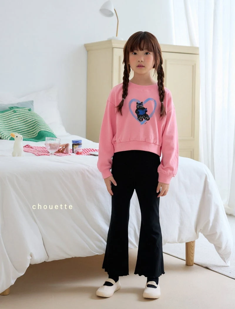 Chouette - Korean Children Fashion - #magicofchildhood - Heart Nero Sweatshirts - 11