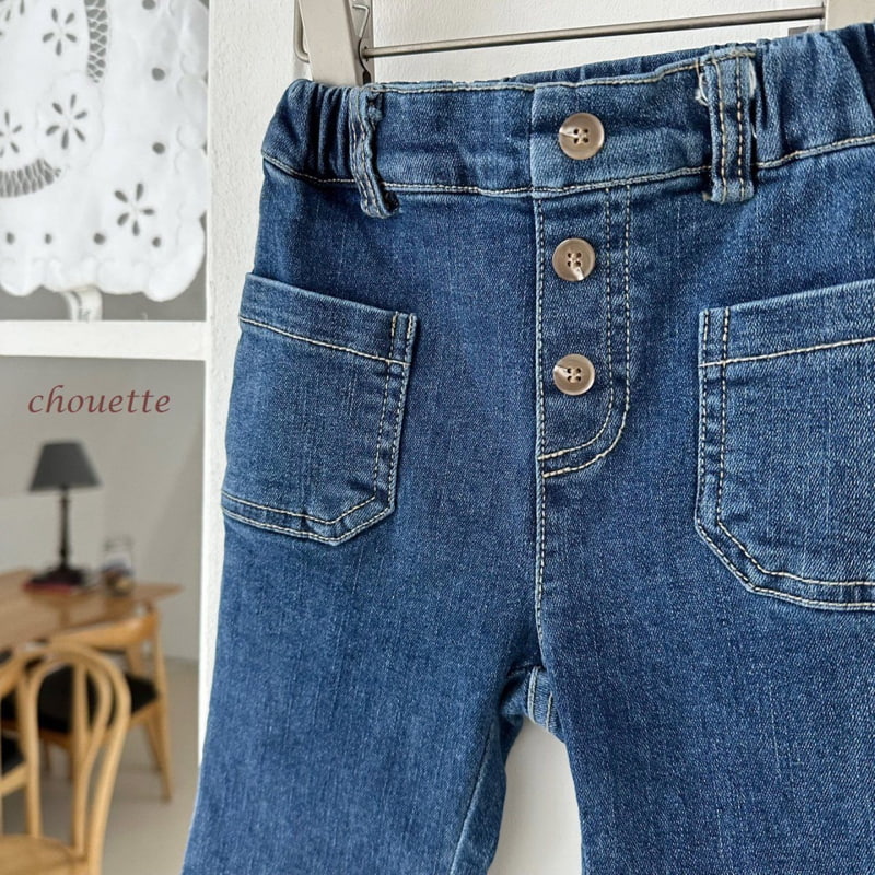 Chouette - Korean Children Fashion - #minifashionista - Jeans Bootscut Pants - 3