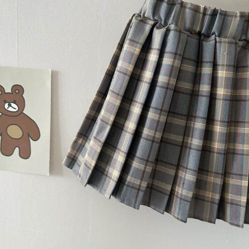 Chouette - Korean Children Fashion - #minifashionista - Chester Pleats Skirt - 2