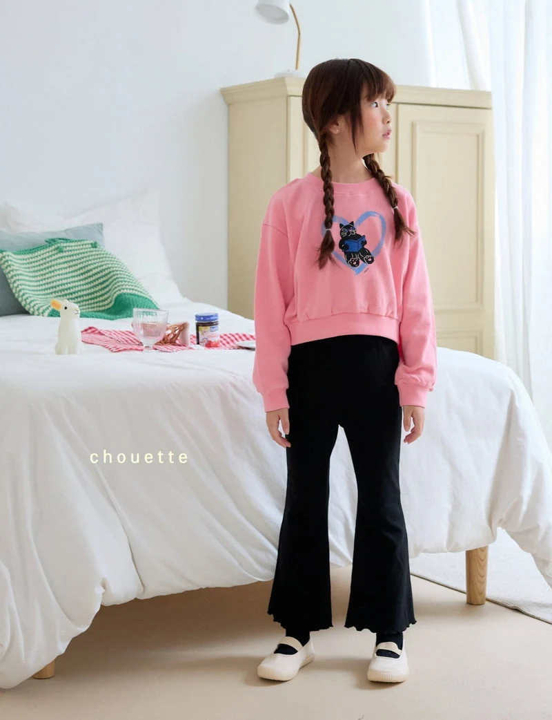 Chouette - Korean Children Fashion - #minifashionista - Heart Nero Sweatshirts - 12