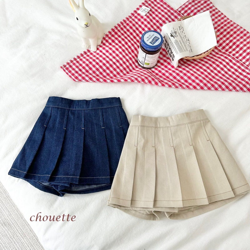 Chouette - Korean Children Fashion - #prettylittlegirls - Stitch Pleats Currot