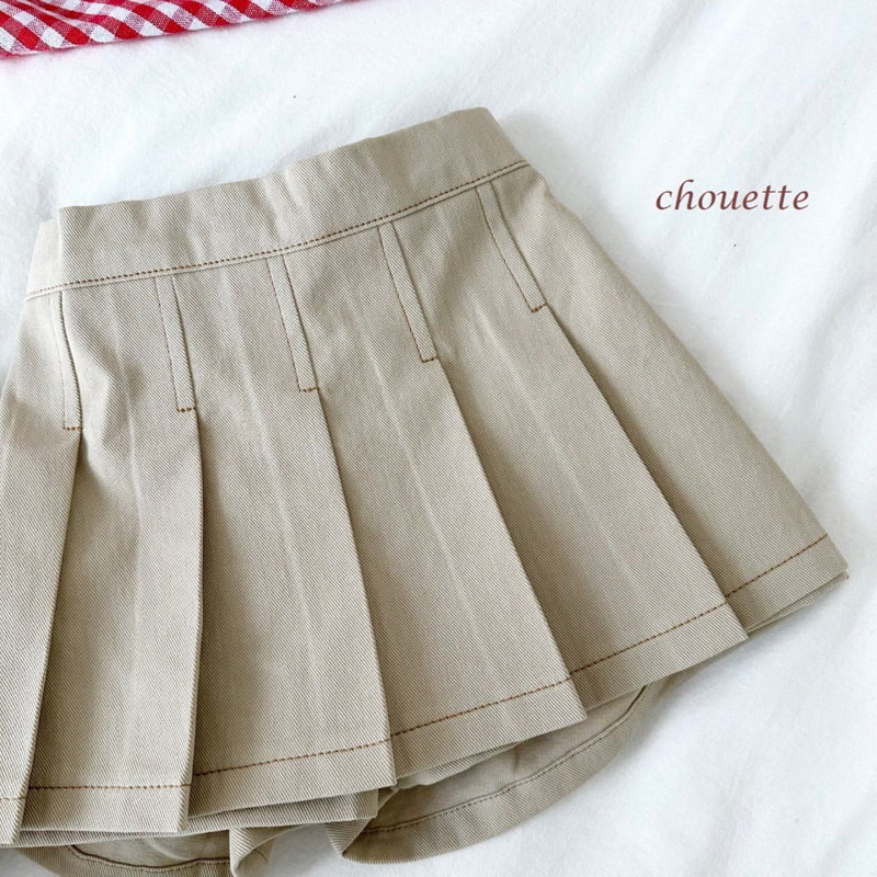 Chouette - Korean Children Fashion - #toddlerclothing - Stitch Pleats Currot - 3