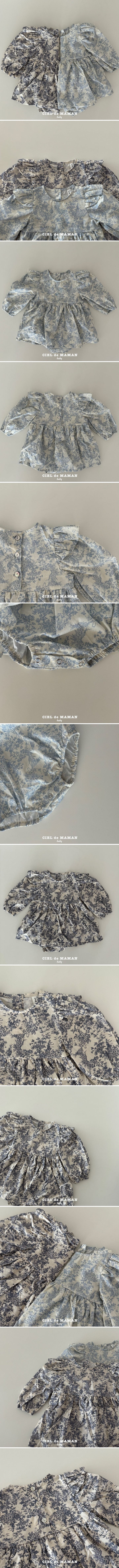 Ciel De Maman - Korean Baby Fashion - #babyootd - Toile Bodysuit