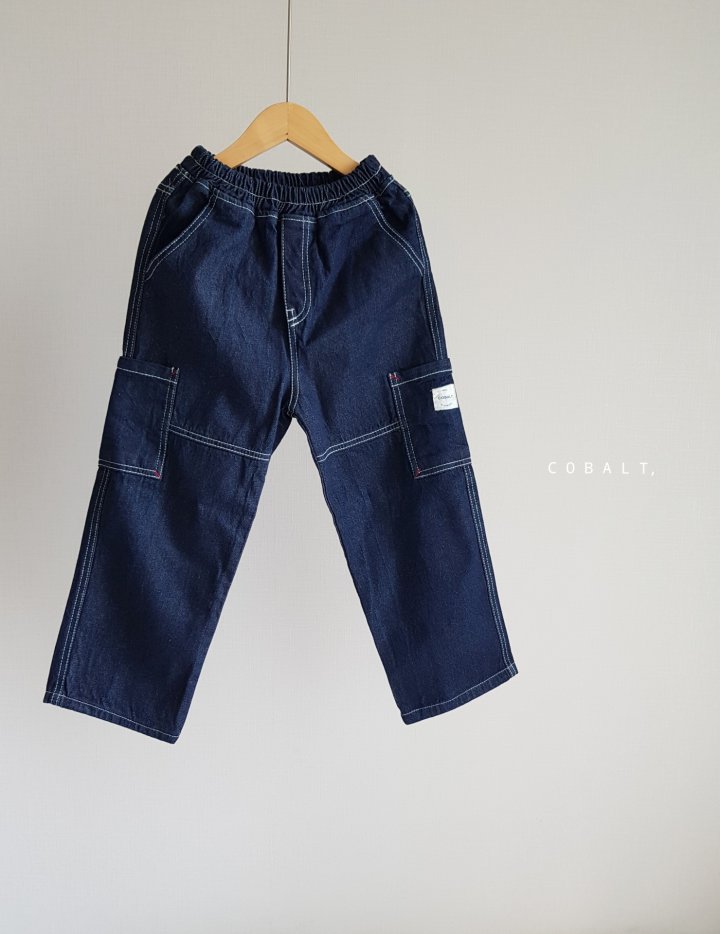 Cobalt - Korean Junior Fashion - #designkidswear - Batek Deninm Pants