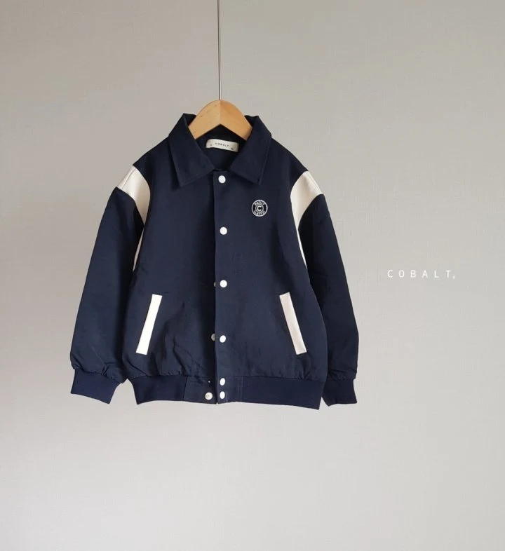 Cobalt - Korean Junior Fashion - #discoveringself - Varsity Jacket