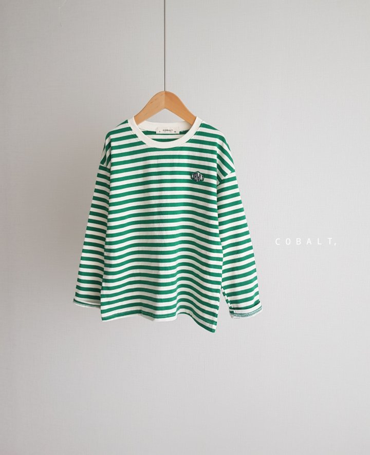 Cobalt - Korean Junior Fashion - #prettylittlegirls - Embroidery Stripe Tee - 5