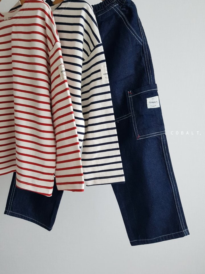 Cobalt - Korean Junior Fashion - #stylishchildhood - Label Boat Tee - 10