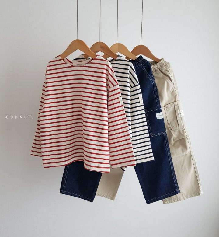 Cobalt - Korean Junior Fashion - #toddlerclothing - Label Boat Tee - 9