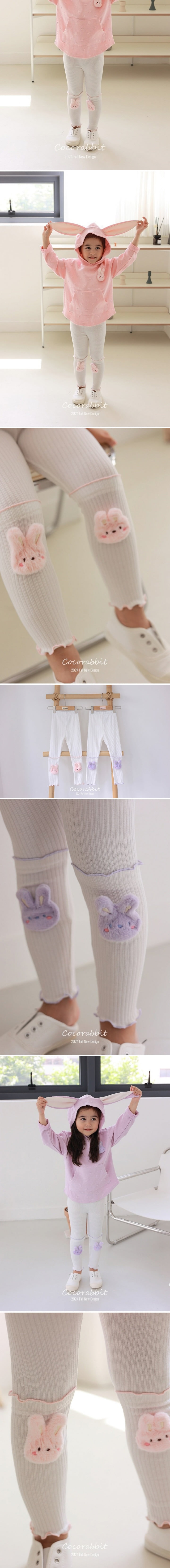 Coco Rabbit - Korean Children Fashion - #todddlerfashion - Wave Rabbit Leggings