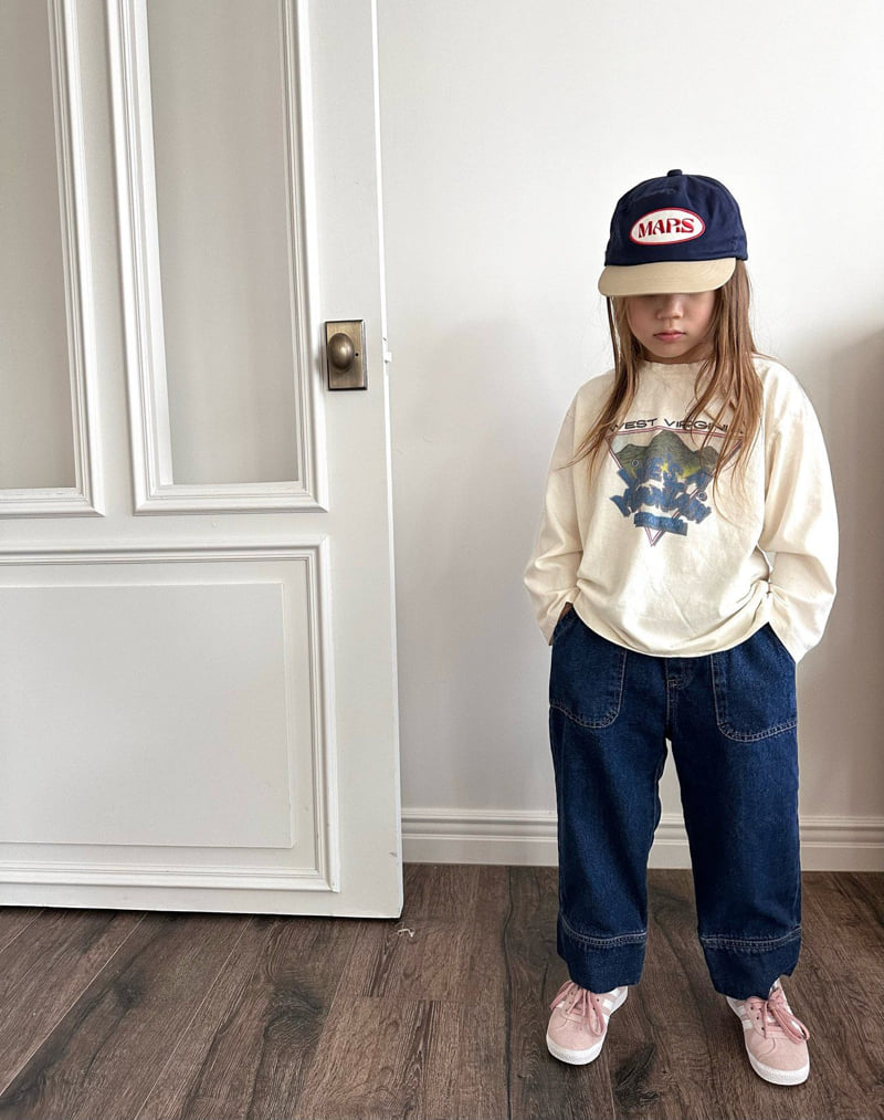 Coco beige - Korean Children Fashion - #Kfashion4kids - Cabra Denim Pants - 9