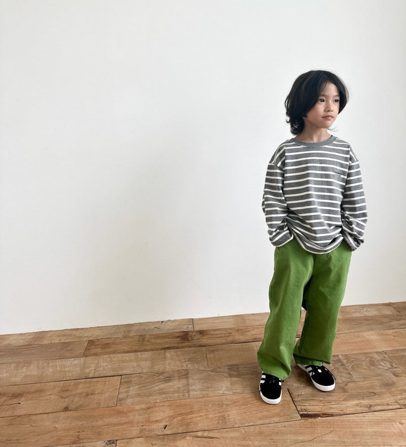 Coco beige - Korean Children Fashion - #prettylittlegirls - Straight Chino Pants - 4