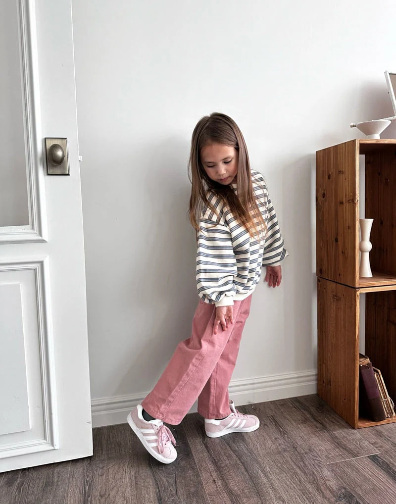 Coco beige - Korean Children Fashion - #designkidswear - Straight Chino Pants - 7