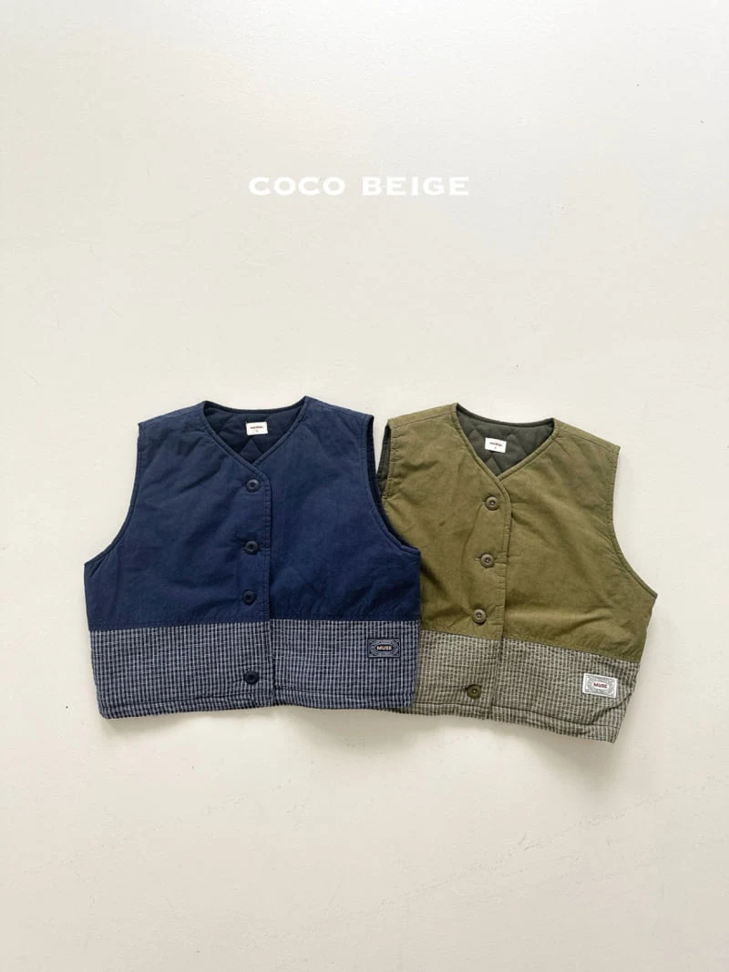 Coco beige - Korean Children Fashion - #littlefashionista - Autumn Vest