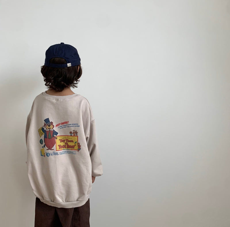 Coco beige - Korean Children Fashion - #littlefashionista - Bear Sweatshirts - 5