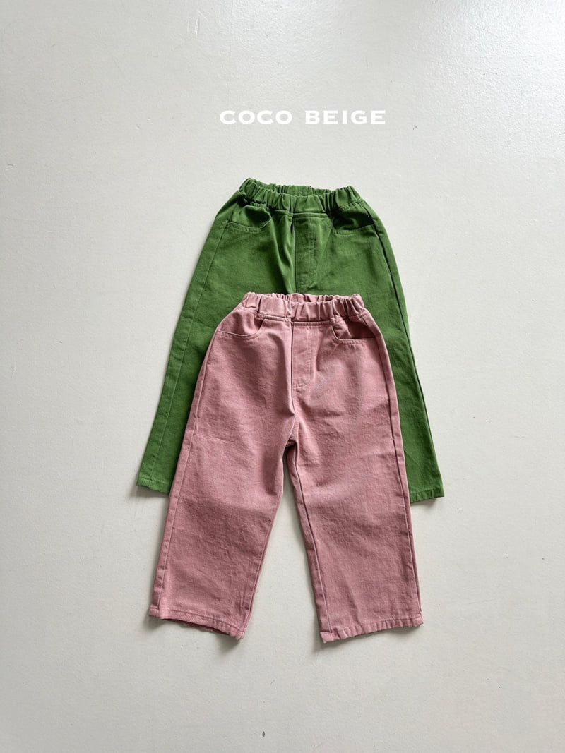 Coco beige - Korean Children Fashion - #magicofchildhood - Straight Chino Pants