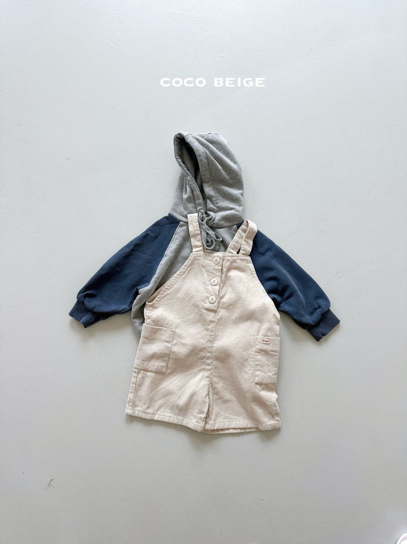 Coco beige - Korean Children Fashion - #prettylittlegirls - Rib Danny Overalls - 5