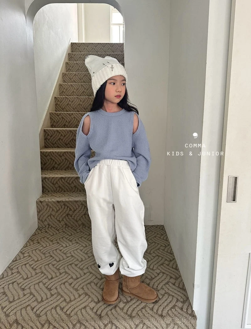 Comma - Korean Children Fashion - #Kfashion4kids - Knit Slit Top - 9